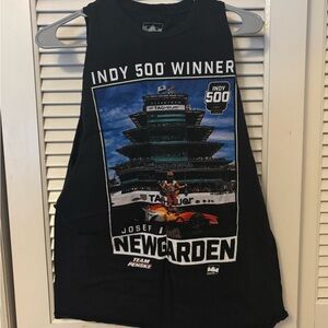 Indy 500 Winner Josef Newgarden Graphic Tank - Black